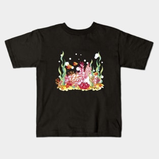 Coral Hand Drawn Kids T-Shirt